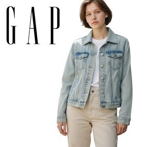 GAP Faded Blue Denim Jacket